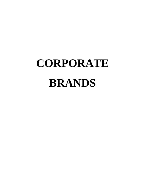 Essay On Corporate Brand Building_1