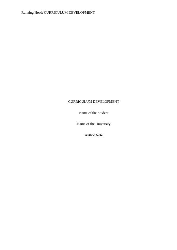 Curriculum Development: Importance, Analysis, and Improvements_1