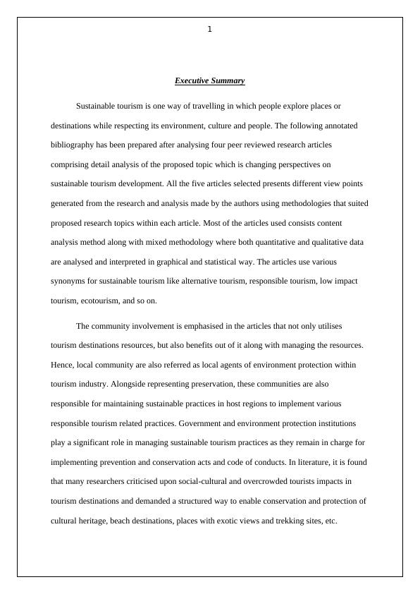 Sustainable Tourism Development: An Annotated Bibliography_2