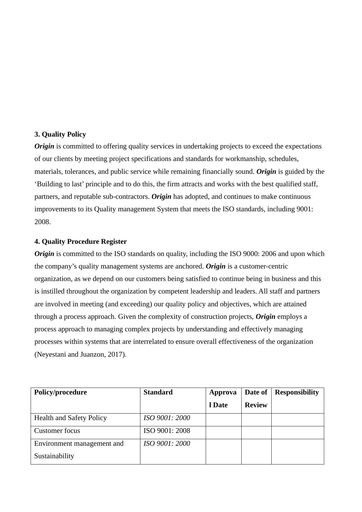 Project Quality Management Plan - Author1 1 Author Aff