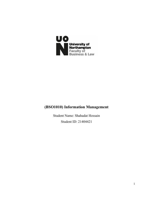 BSO1010 Information Management_1
