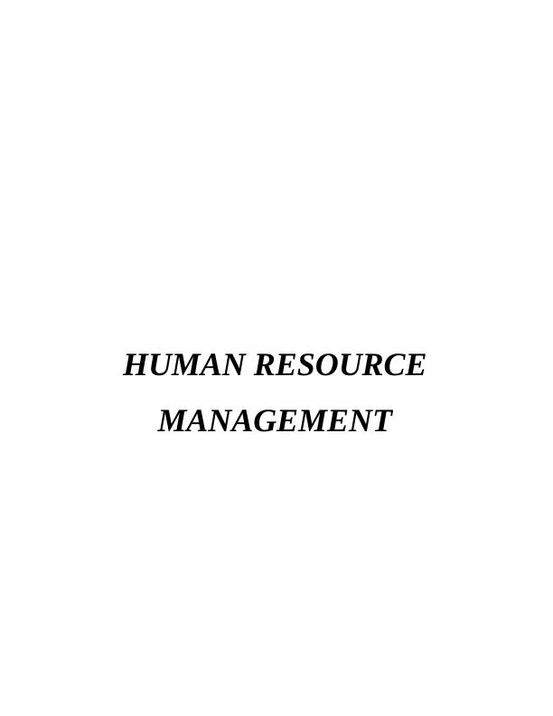 Human Resource Management Report : Aldi_1