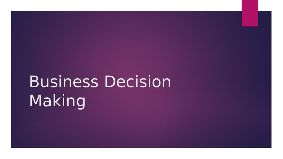 Graphical Analysis for Business Decision Making - Desklib_1