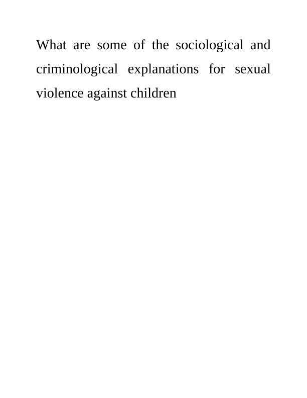 Sexual Violence Against Children_1