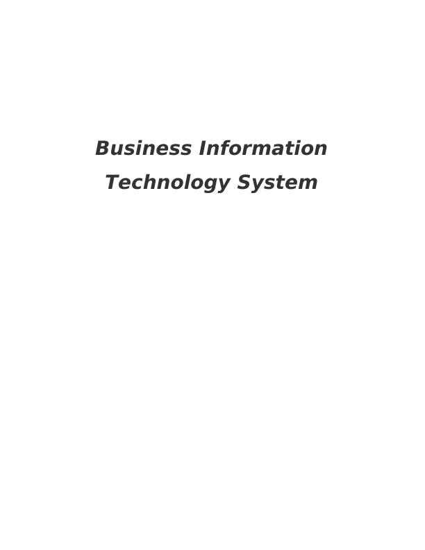 Business Information Technology Systems PDF_1