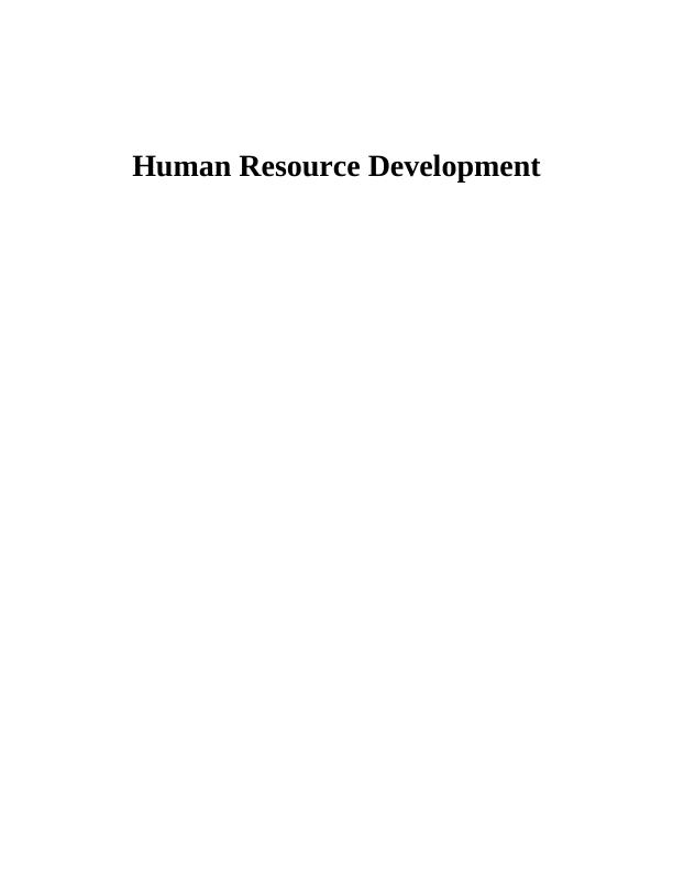 Human Resource Development PDF_1
