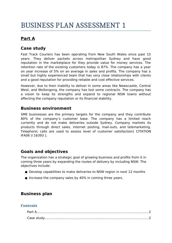 Business Plan Assignment Assessment_1