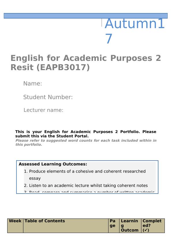 EAPB3017 English for Academic Purposes Assignment_1