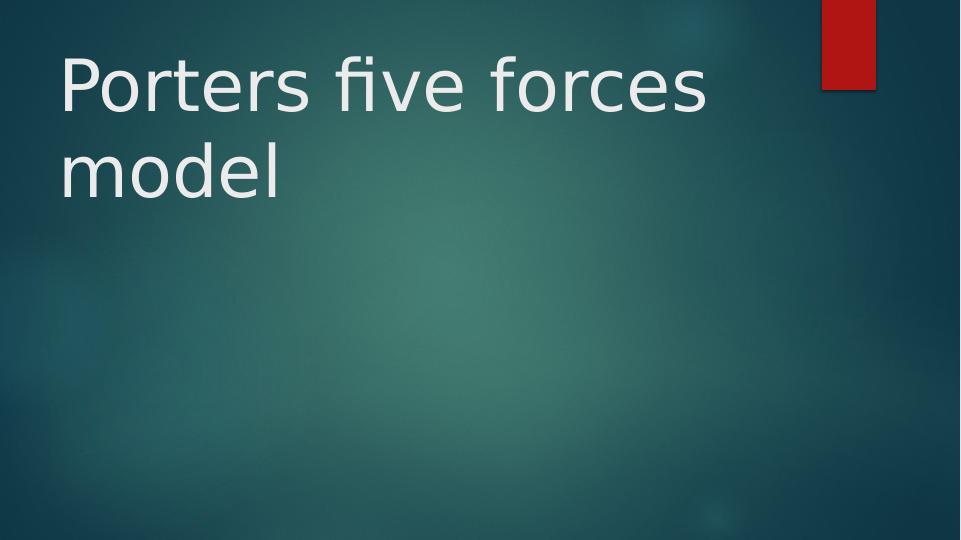 Porter's Five Forces Model for Wesfarmers_1