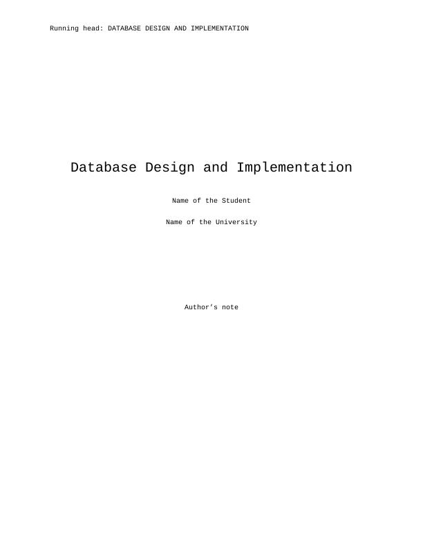 Database Design and Implementation PDF_1