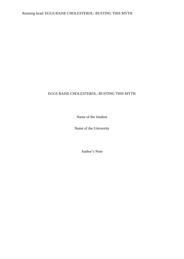 Eggs Raise Cholesterol: Busting This Myth_1