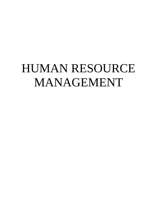 Human Resource Management Assignment - Aldi firm_1
