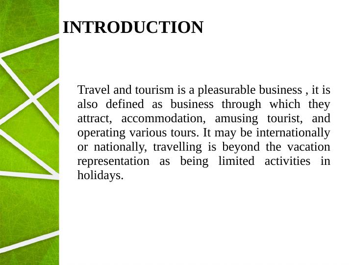 TRAVEL AND TOURISM SECTOR_3