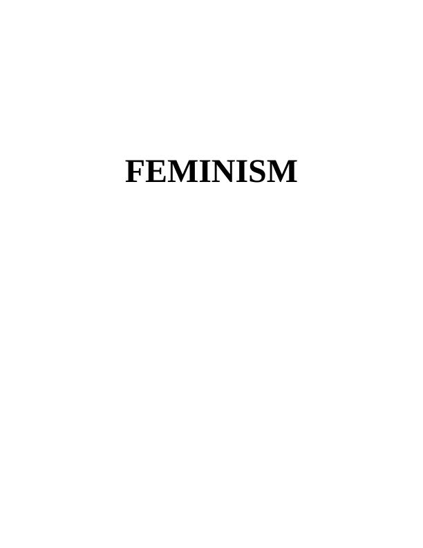 Understanding Feminism in the Modern World_1