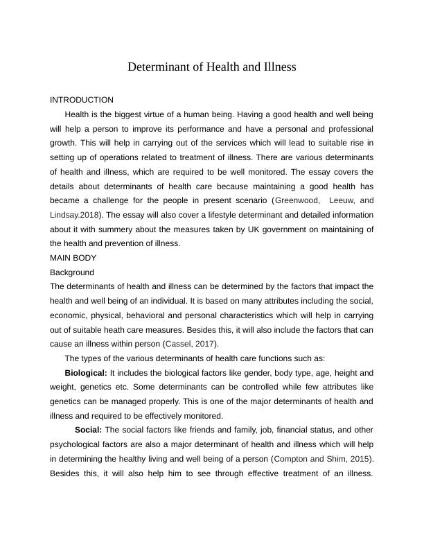 Determinants of Health and Illness_2