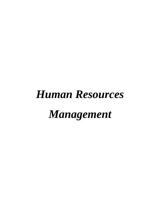 Human Resources Management -  HSBC bank_1