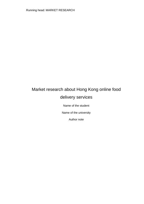 Market Research about Hong Kong Online Food Delivery Services_1