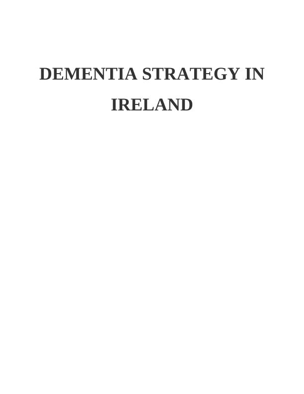 Dementia Strategy in Ireland_1