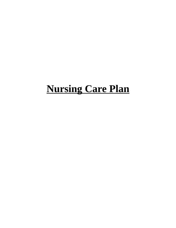 Nursing Care Plan_1