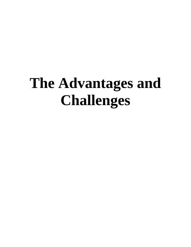 The Advantages and Challenges_1