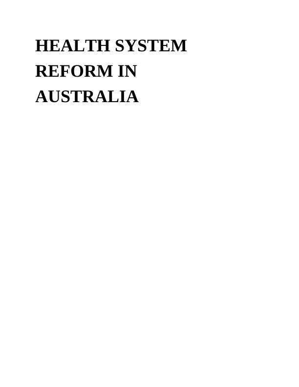 Health System Reform | Introduction_1