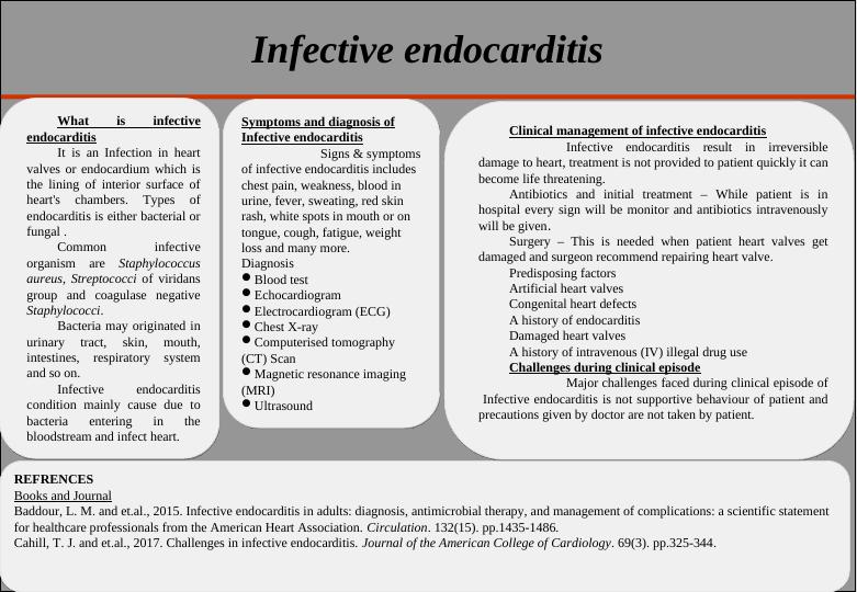 case study of patient with infective endocarditis