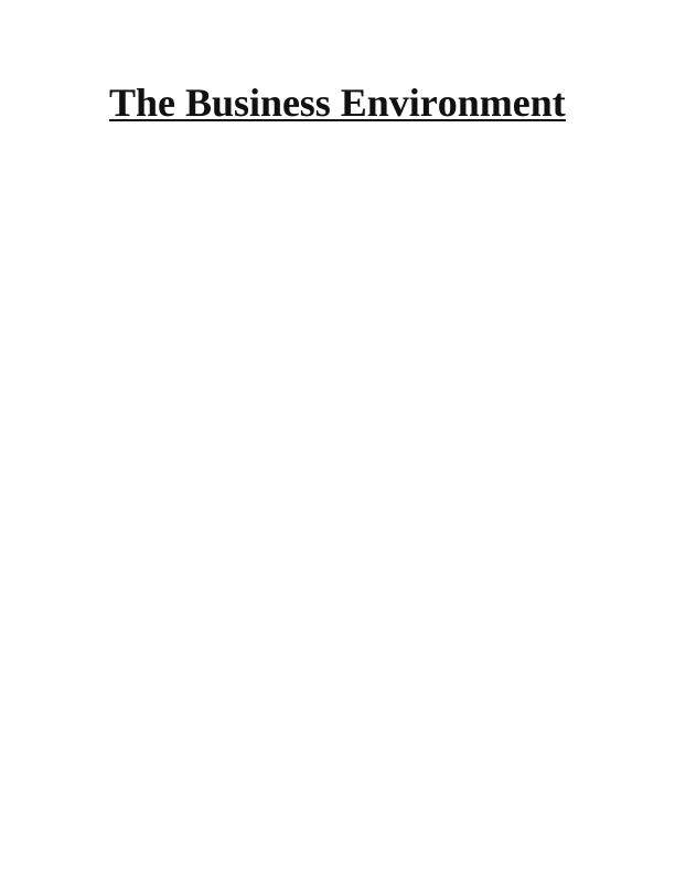 The Business Environment_1