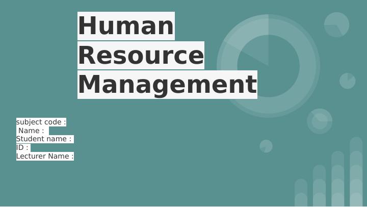 Human Resource Management Presentation 2022_1