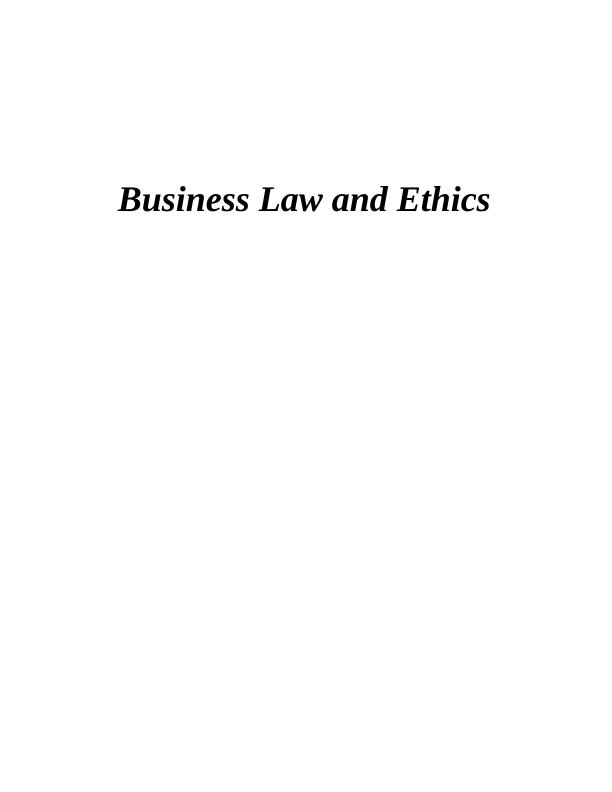 business-law-and-ethics-desklib