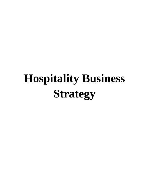 Impact of Macro Environment on Hospitality Organization_1