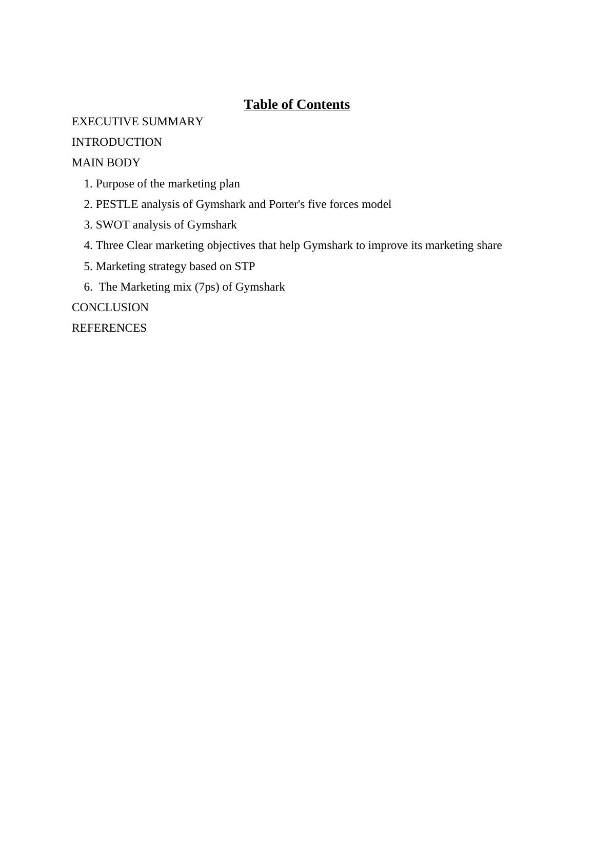 The Marketing Plans Gymshark