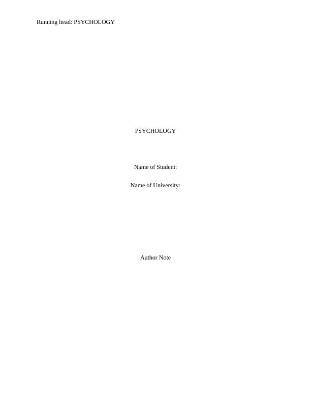Psychological and Psychosocial Development of Children: A Case Study of Andrew_1