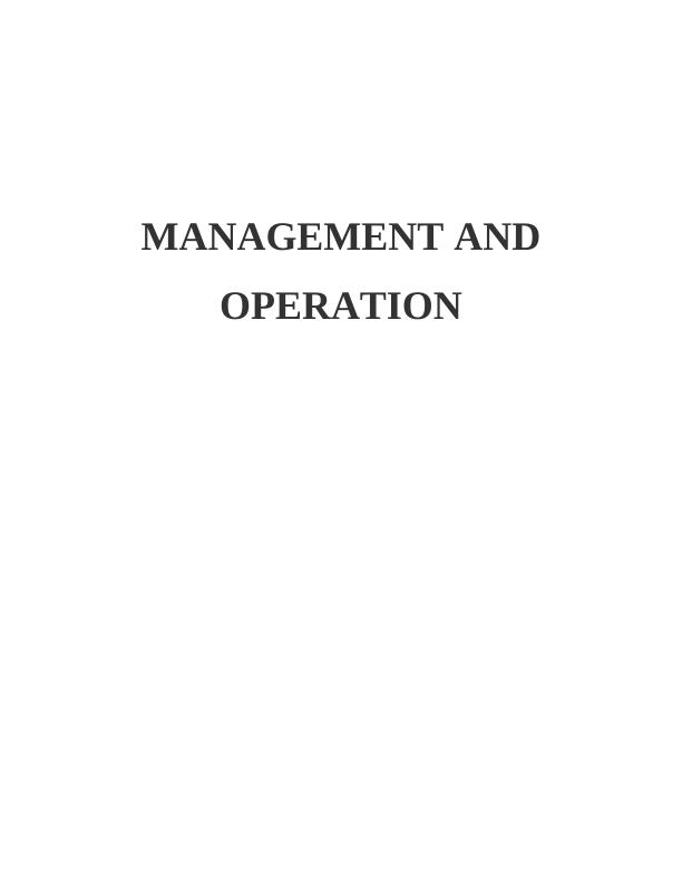 Management and Operations Assignment (Doc)_1