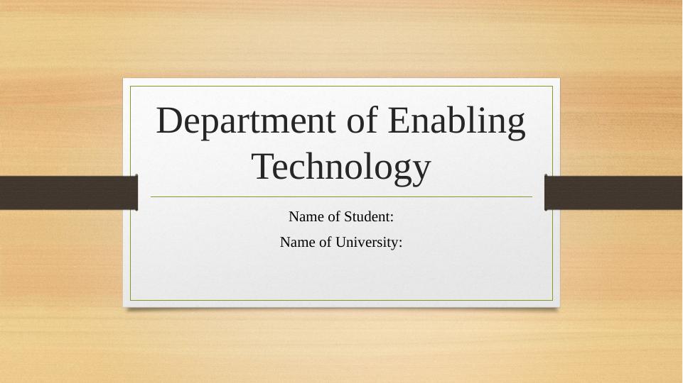 Department of Enabling Technology Assignment  PDF_1
