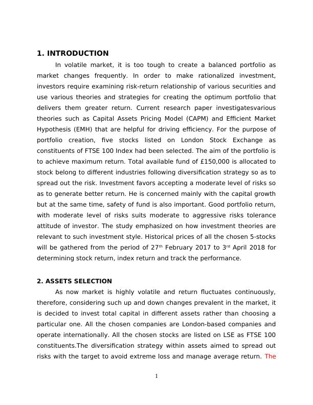 Capital Markets and Investment TABLE OF CONTENTS_5