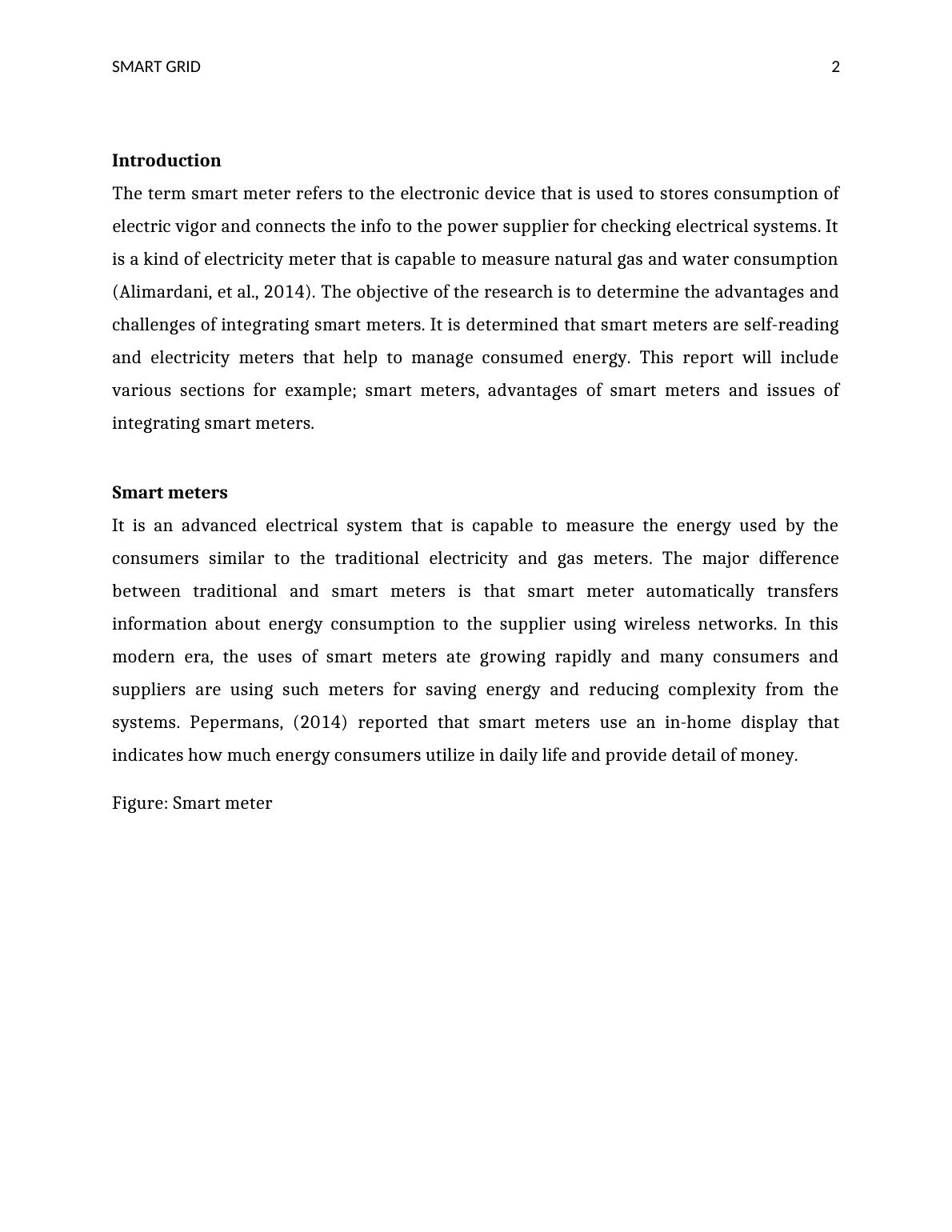 Smart Meters Benefits and Challenges of Integrating Smart Meters