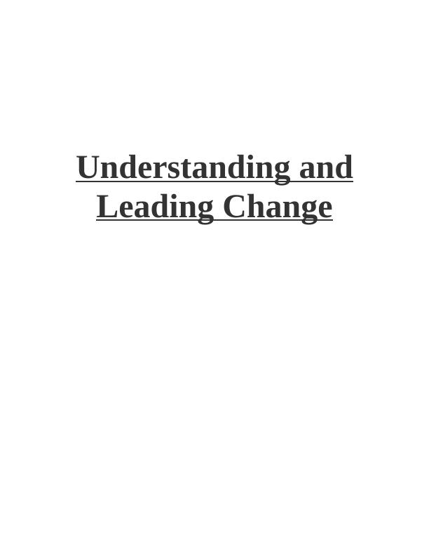 Understanding and Leading Change - Marks & Spencer_1