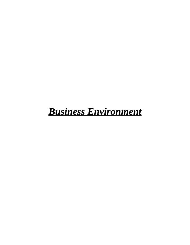 Business Environment INTRODUCTION_1