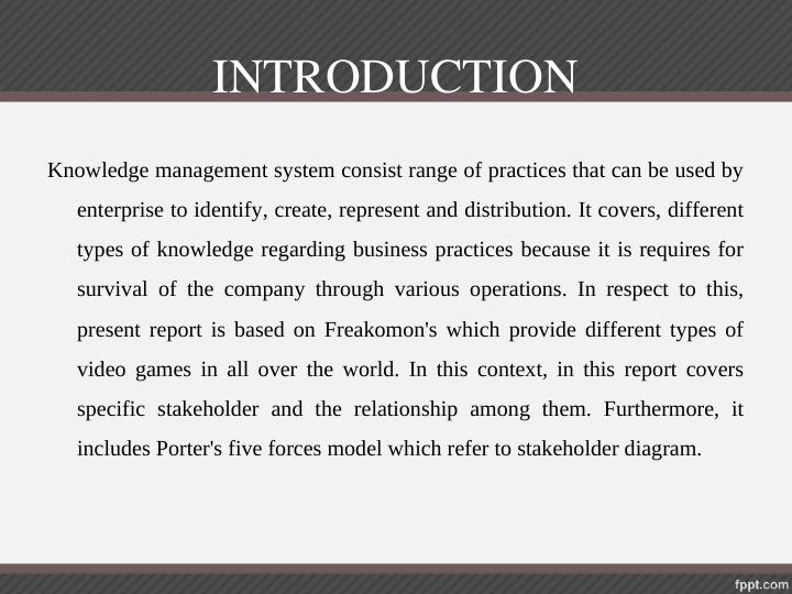 Stakeholders and Porter's Five Forces Model in the Gaming Industry_2