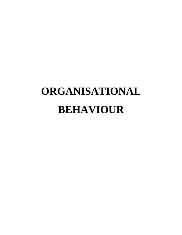 (PDF) Organisational Behaviour of A W Holding_1