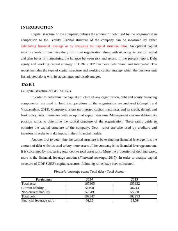 Report on Working Capital Strategy_3