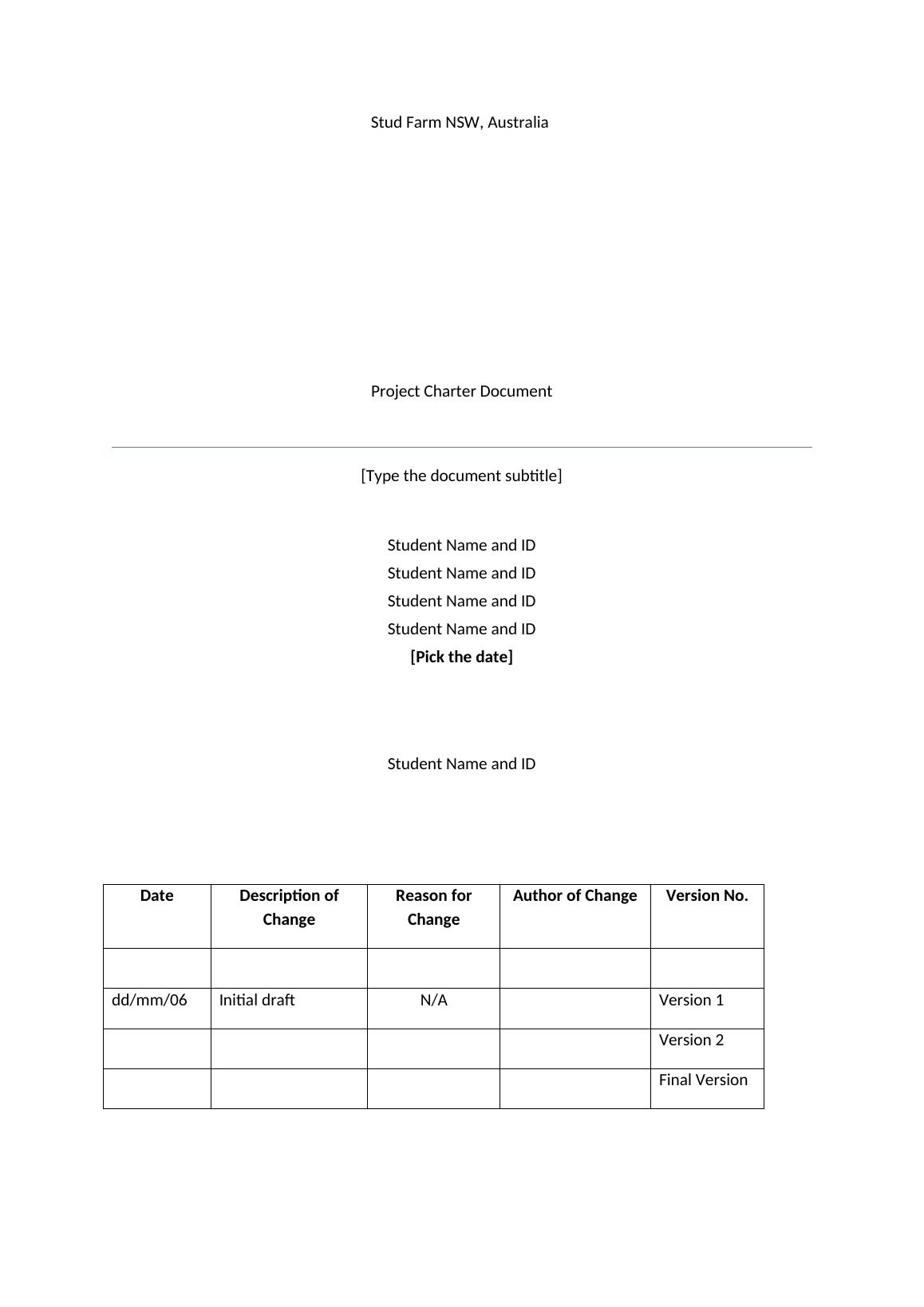 Project Plan Assignment - (Doc)_1