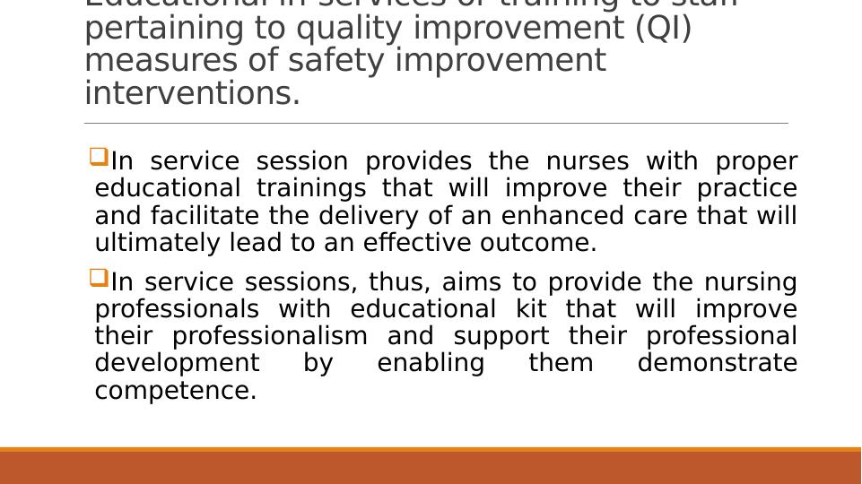 Educational in services for quality improvement_2