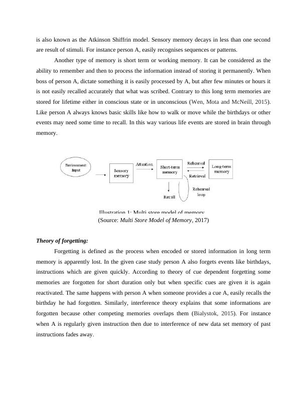 cognitive psychology case study examples