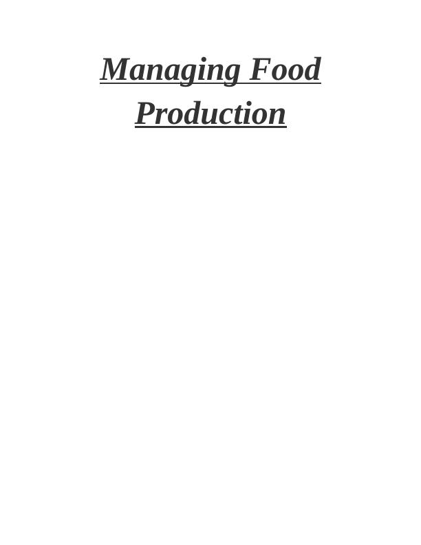 Managing Food Production_1