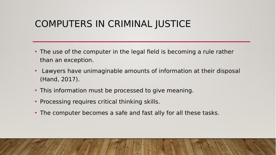 How computer facilitates critical thinking in criminal justic._3