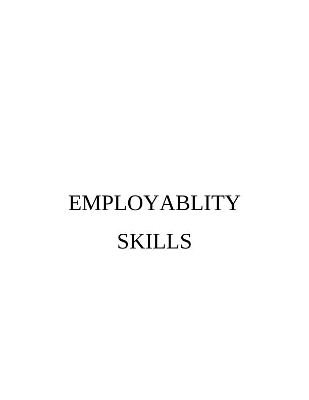 Employability Skills assignment : Next plc_1