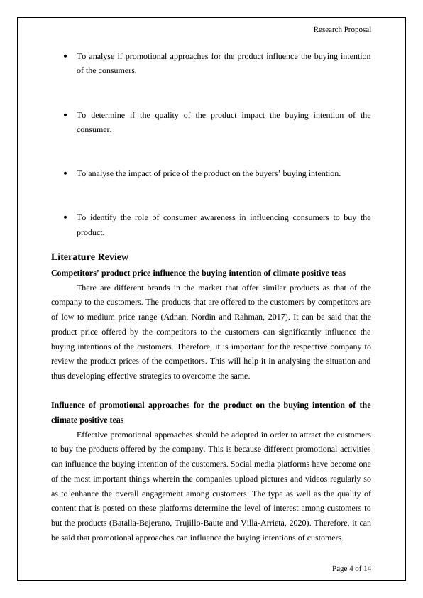 research proposal on consumer behaviour