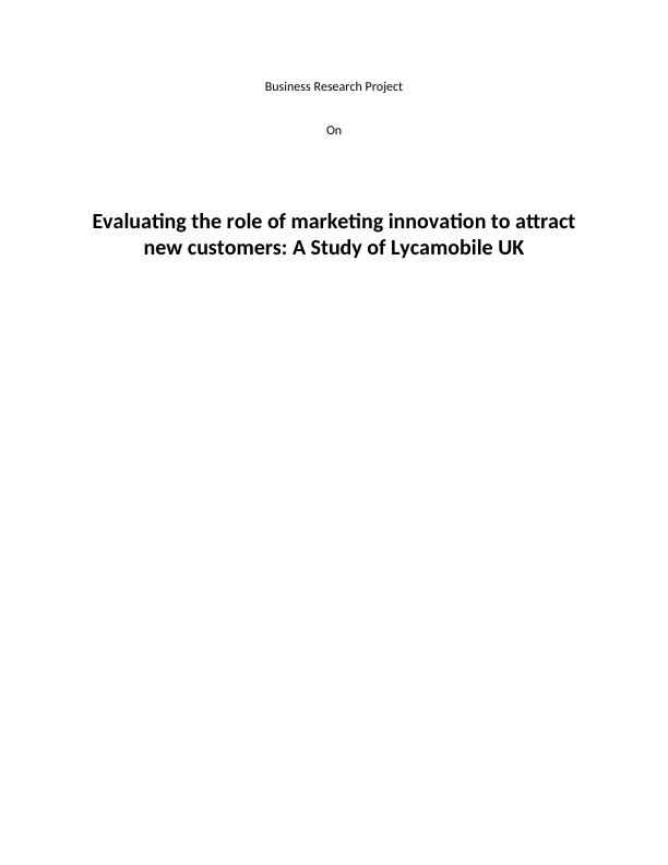 Impact of Innovation in Marketing_1