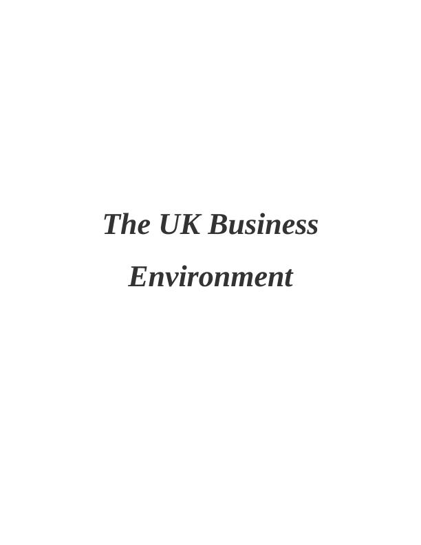 The UK Business Environment_1